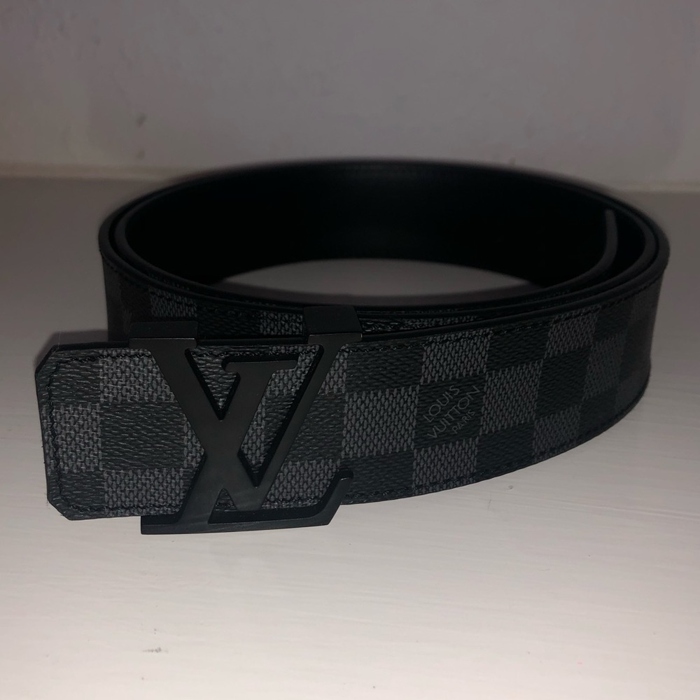 Louis Vuitton Damier Graphite Belt
